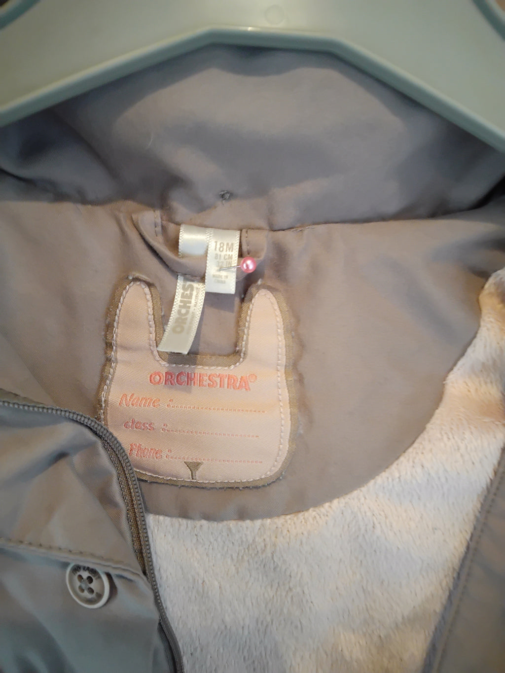 Manteau bébé