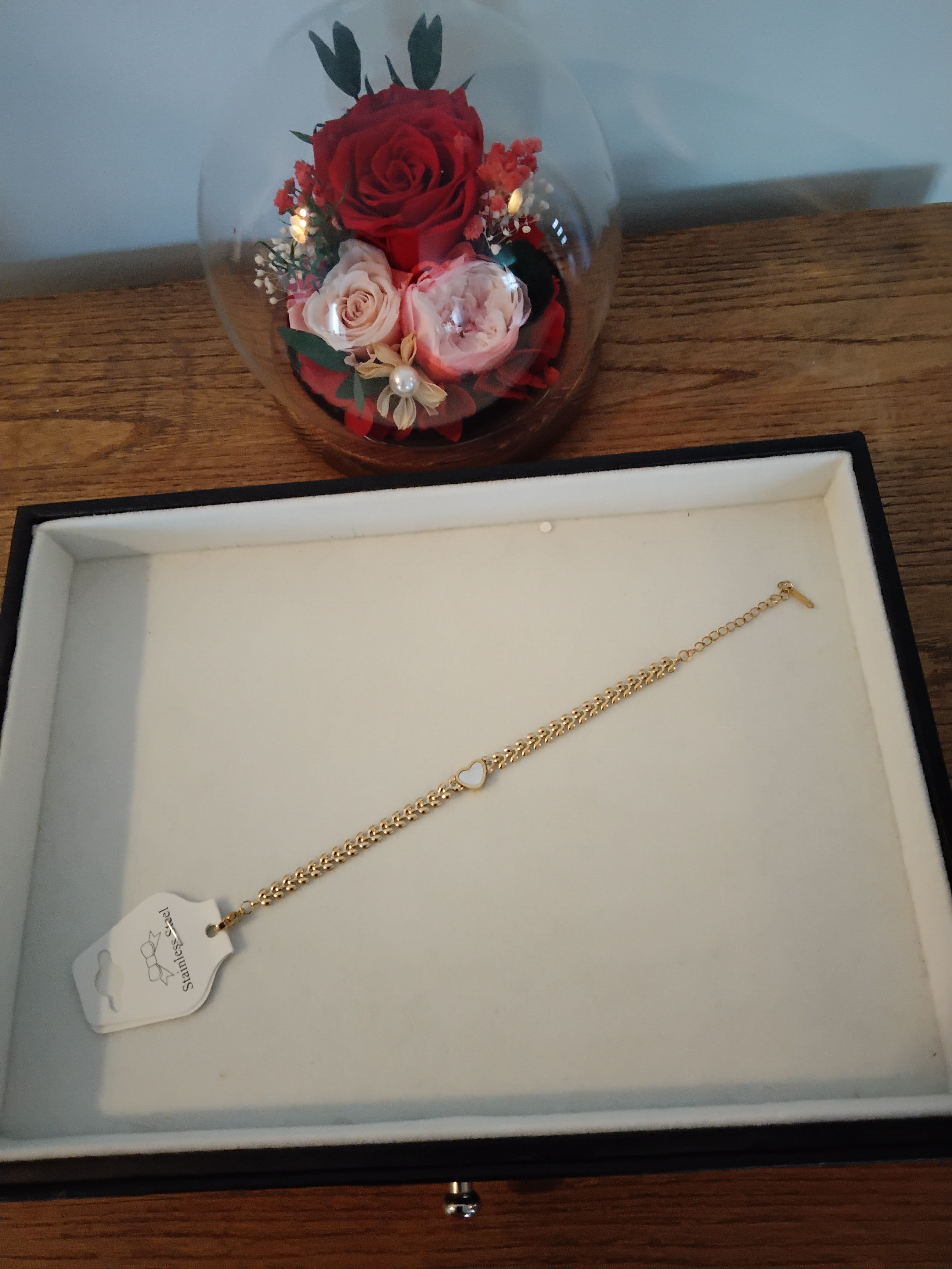 Bracelet coeur femme